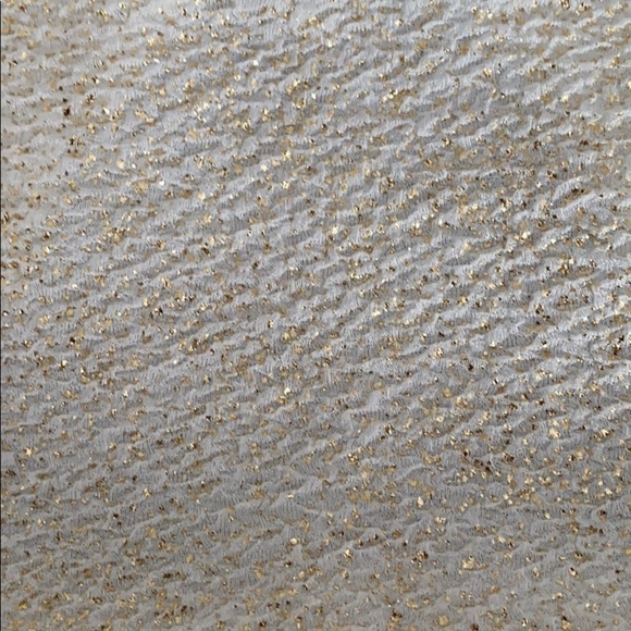 Silence and Noise Gold and White Tea Dress with Back Cut-Out - Size Large - Picture 7 of 8